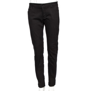 Dolce & Gabbana Black Stretch Cotton Slim Fit Pants L