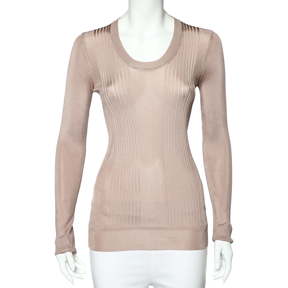luxury-women-dolcegabbana-used-clothes-p551219-001-1 Dolce & Gabbana Onion Pink Knit Jumper M