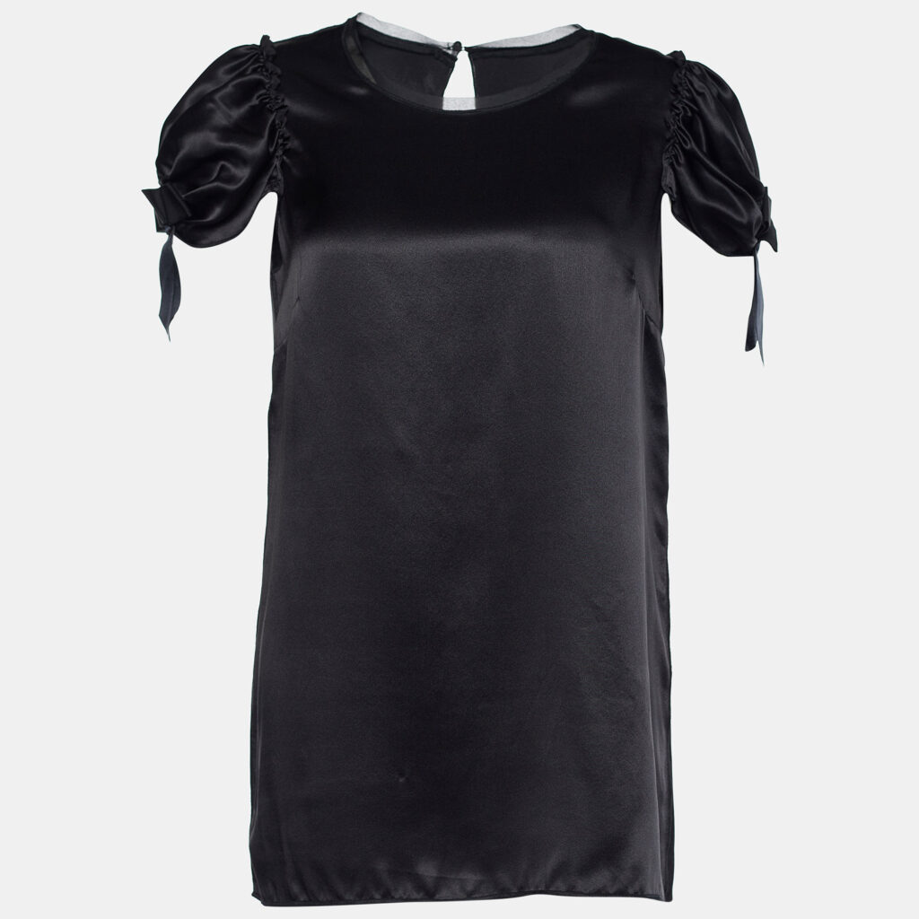 luxury-women-dolcegabbana-used-clothes-p661632-002-1 Dolce & Gabbana Black Silk Top M