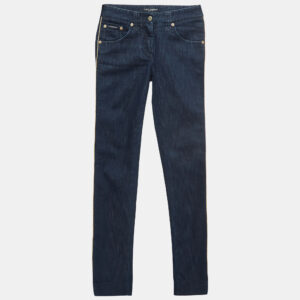 Dolce & Gabbana Navy Blue Side Stripe Denim Jeans S Waist 28''