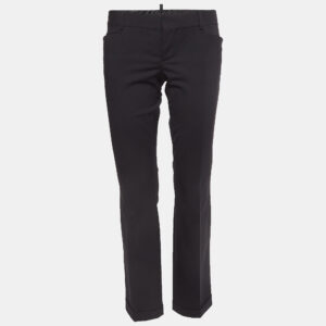 Dsquared2 Black Wool Trousers M