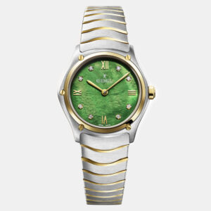 Ebel Green Stainless Steel Sport Classic 1216541 Quartz Women's Wristwatch 29 mm