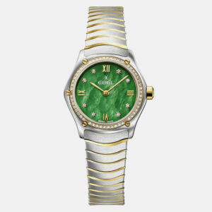 Ebel Green Stainless Steel Sport Classic 1216555 Quartz Women's Wristwatch 24mm