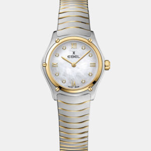 Ebel White Stainless Steel Sport Classic 1216554 Women's Wristwatch 24 mm