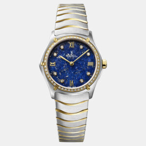 Ebel Blue Stainless Steel Sport Classic Limited Edition Quartz 1216562 Women's Wristwatch 29 mm
