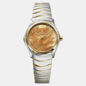 Ebel Orange Stainless Steel Sport Classic 1216595 Quartz Women's Wristwatch 29 mm