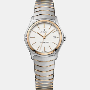 Ebel White Stainless Steel Sport Classic 1216528 Quartz Women's Wristwatch 29 mm