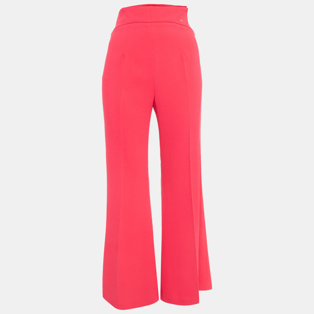 luxury-women-elisabetta-franchi-used-clothes-p938172-001 Elisabetta Franchi Fuchsia Pink Crepe Trousers S