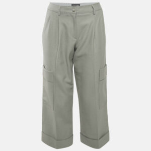 Emporio Armani Green Felt Cargo Pants M