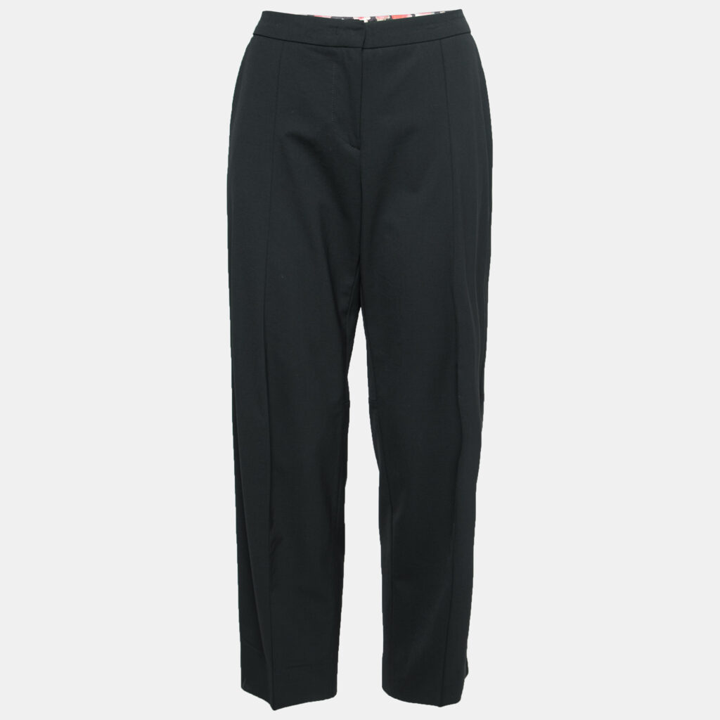 luxury-women-emporio-armani-used-clothes-p664165-005-1 Emporio Armani Black Wool Tailored Pants M