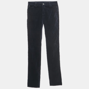 Emporio Armani Navy Blue Velvet Jeans S Waist 26"