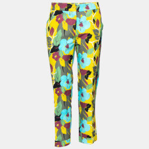 Etro Multicolor Cotton Printed Trousers M