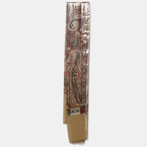 Etro Multicolor Printed Silk Blend Lurex Stole