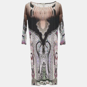Etro Multicolor Printed Jersey Shift Dress M