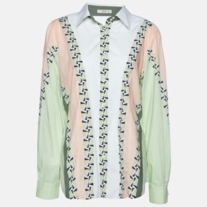 Etro Multicolor Printed Cotton Shirt L