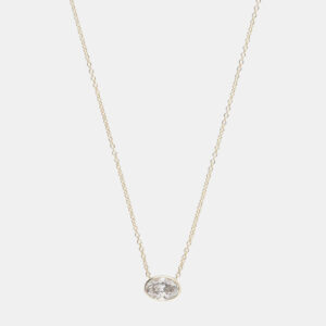 14K Yellow Gold  Lab Grown Diamond Pendant Necklace (0.95 cts)