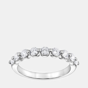 14K White Gold  Lab Grown Diamond Band (0.5 cts)