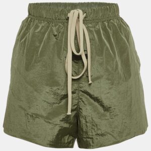 Fear of God Green Nylon Ripstop Running Shorts XXS