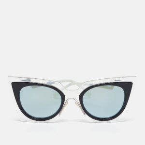 Fendi Blue/Black FF 0117/S Orchidea Cat Eye Sunglasses