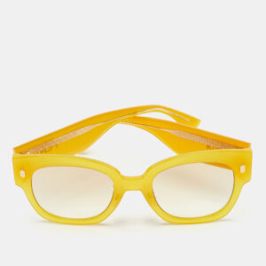 Fendi Yellow/Beige Gradient FF0458 Square Sunglasses