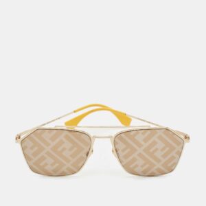 Fendi Brown Zucca FFM0022/S Square Sunglasses