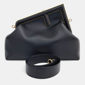 Gucci Black Leather Marmont Matrasse Backpack