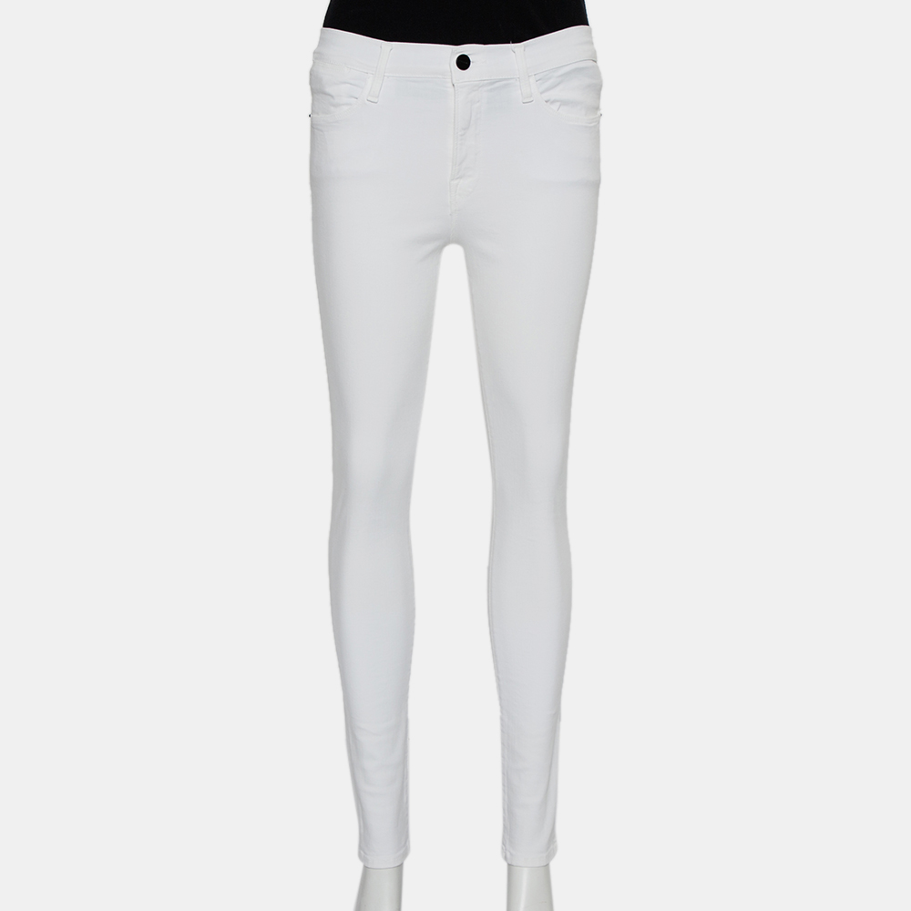 luxury-women-frame-used-clothes-p426581-008 Frame White Denim High Skinny Blanc Jeans S