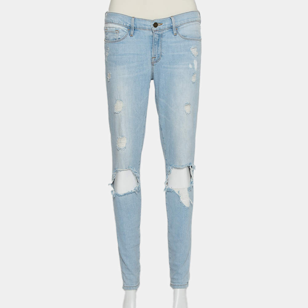 luxury-women-frame-used-clothes-p430598-010 Frame Blue Denim Le Skinny de Jeanne Nowita Jeans M