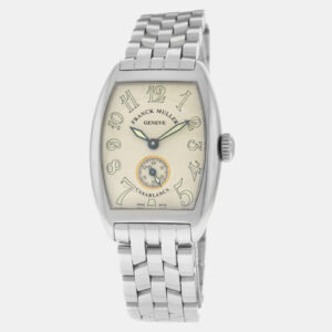 Franck Muller Cream Stainless Steel Casablanca 1750S6 Automatic Women's Wristwatch 28 mm