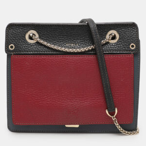 Furla Tricolor Leather Like Crossbody Bag