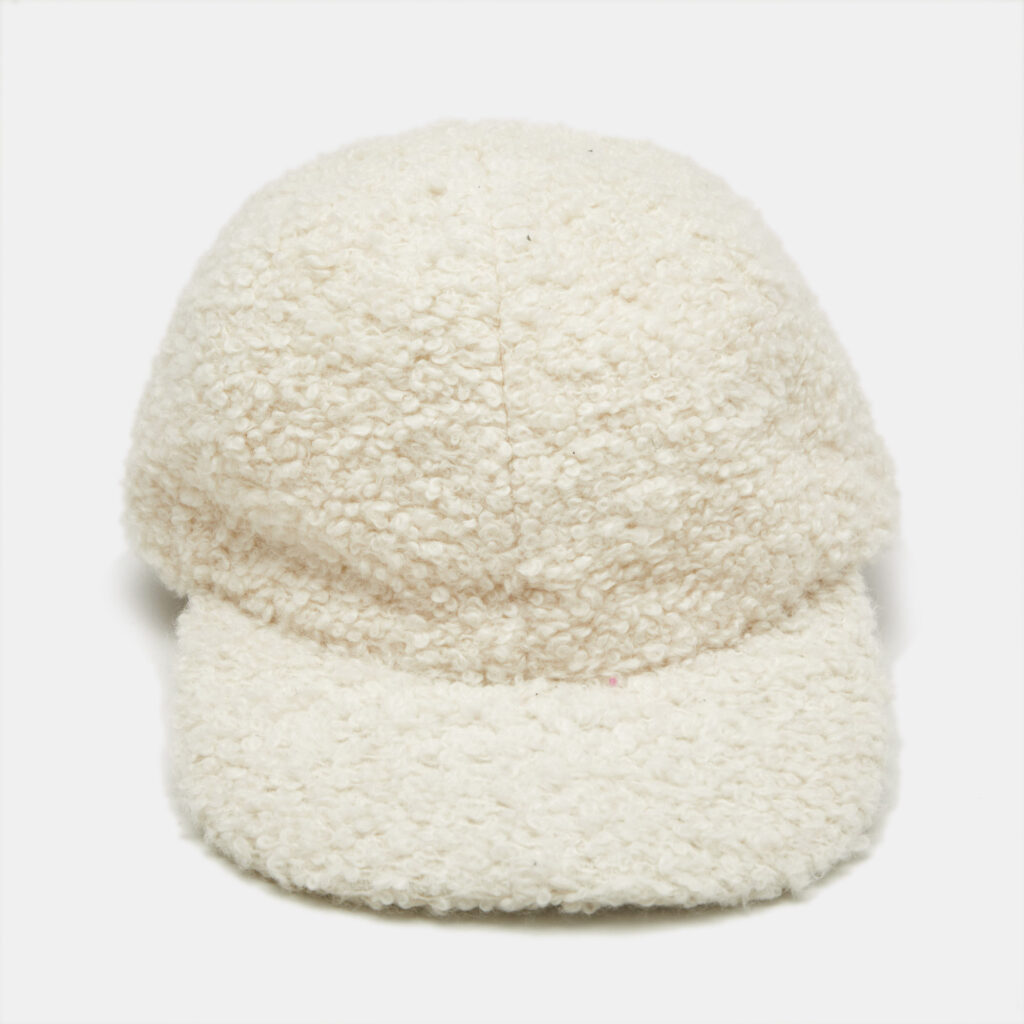 luxury-women-gabriela-hearst-new-accessories-p1158724-001 Gabriela Hearst Ivory Boucle Baseball Cap M