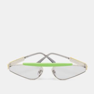 Gentle Monster Kids Green/Light Grey New Turtle Shield Sunglasses
