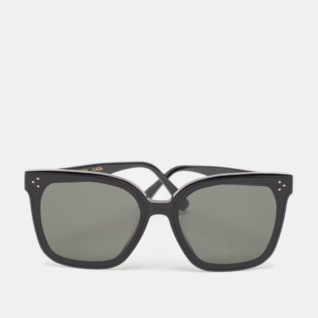 luxury-women-gentle-monster-used-accessories-p1075450-001 Gentle Monster Black Flatba Her 01 Square Sunglasses