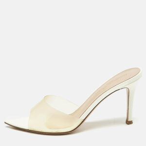 Gianvito Rossi Transparent PVC Alise Slide Sandals Size 35.5
