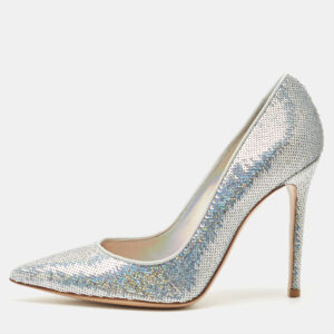 gianvito rossi silver sequins gianvito pumps size 38