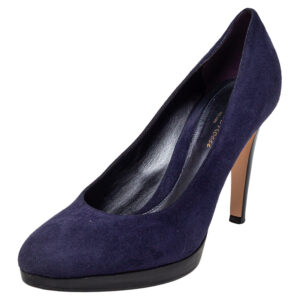 Gianvito Rossi Blue Suede Pumps Size 40
