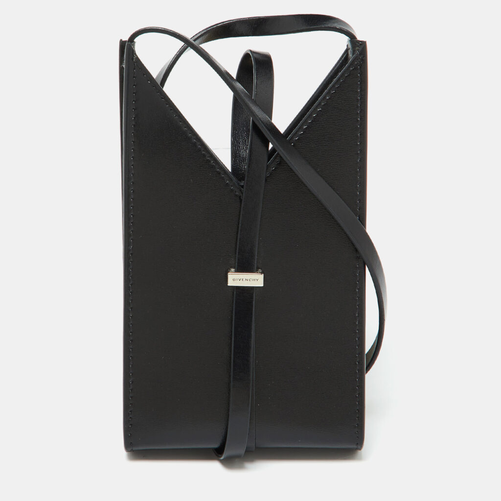luxury-women-givenchy-new-handbags-p1082325-010 Givenchy Black Leather Micro Cut Out Crossbody Bag