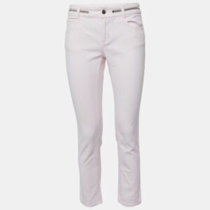Givenchy Pink Denim Zip Detail Jeans M Waist 30"