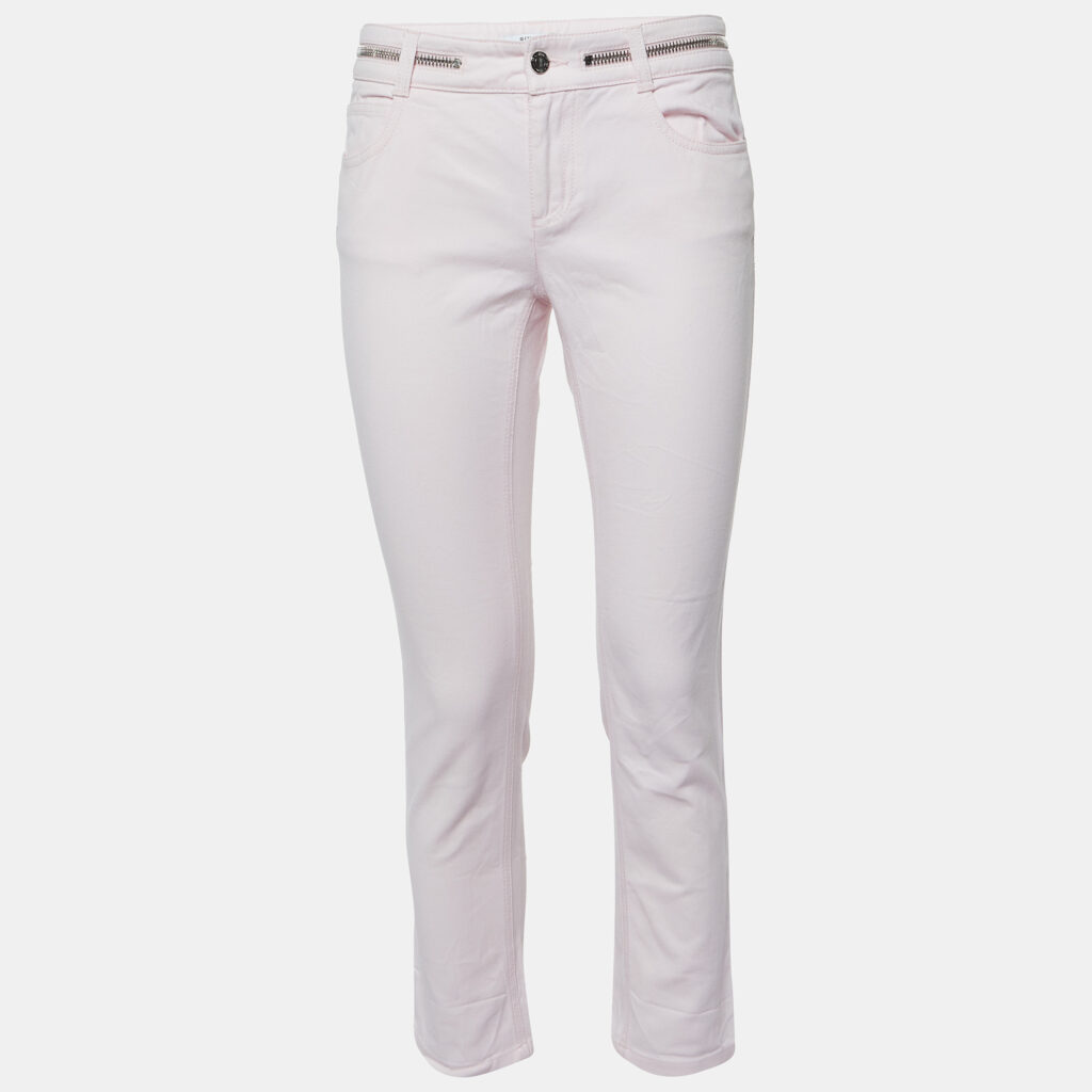 Givenchy Pink Denim Zip Detail Jeans M Waist 30"