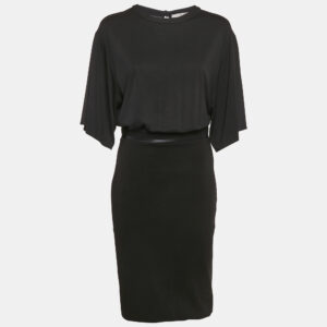 Givenchy Black Jersey Short Dress M