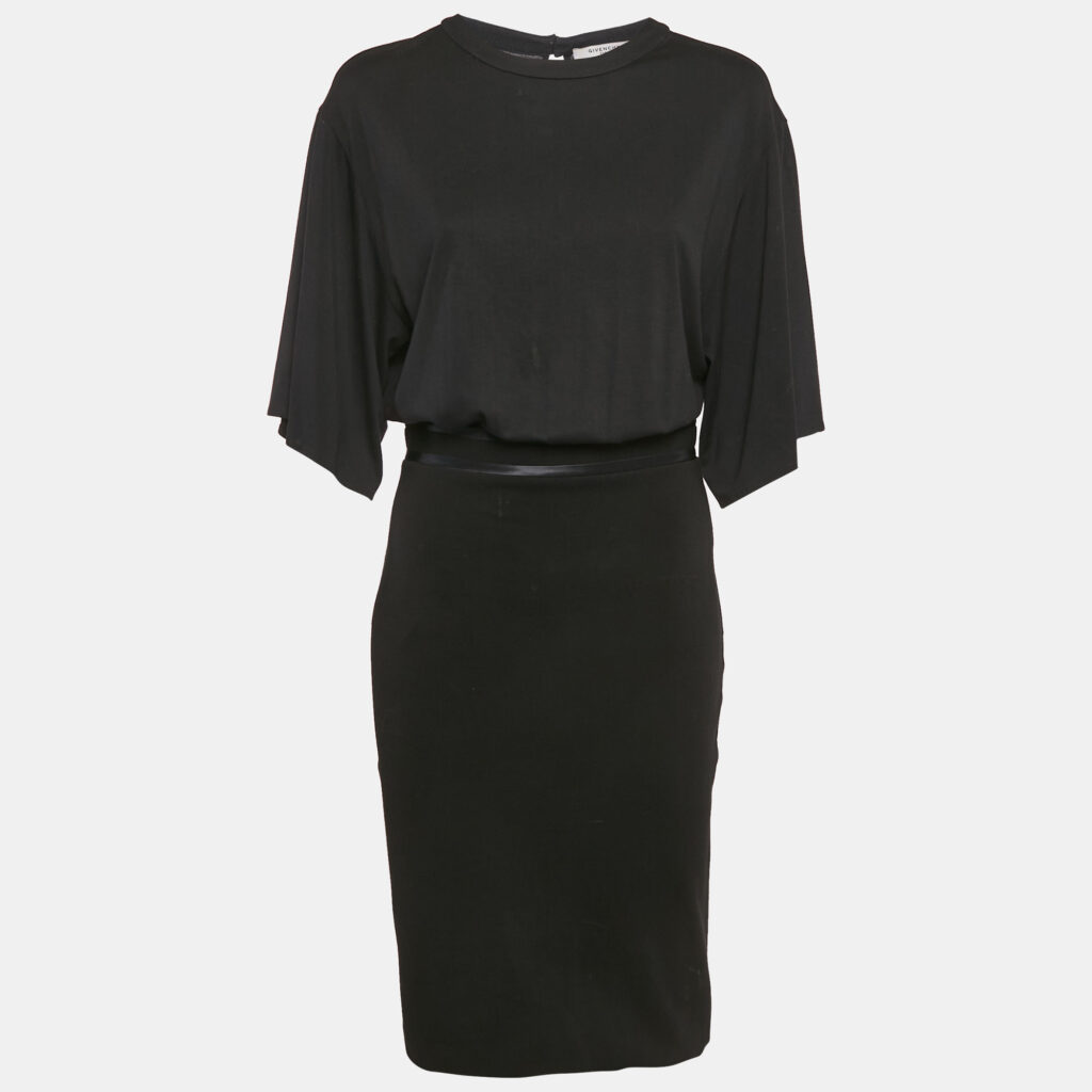 luxury-women-givenchy-used-clothes-p1148134-006 Givenchy Black Jersey Short Dress M