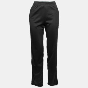 Givenchy Black Jersey Logo Tape Trimmed Joggers S