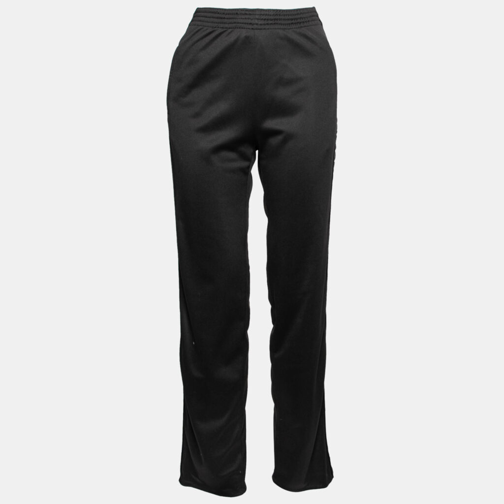 luxury-women-givenchy-used-clothes-p646569-004-1 Givenchy Black Jersey Logo Tape Trimmed Joggers S