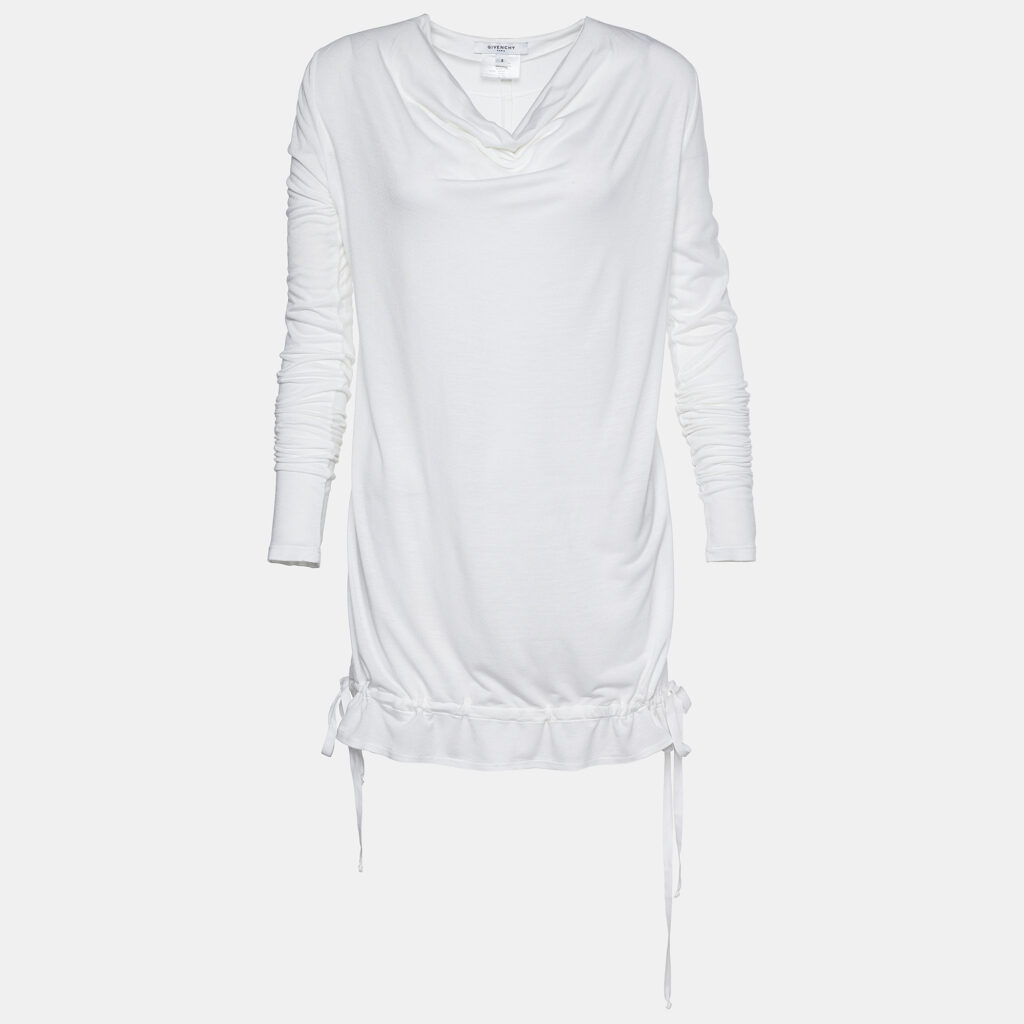 luxury-women-givenchy-used-clothes-p654785-005-1 Givenchy White Knit Full Sleeve Top S