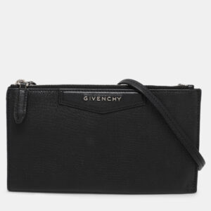 Givenchy Black Leather Antigona Crossbody Bag