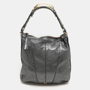 Givenchy Metalic Grey Leather Hobo