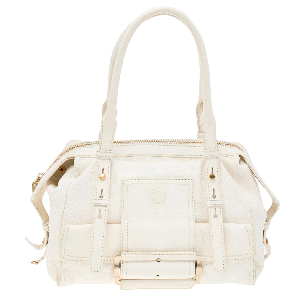 luxury-women-givenchy-used-handbags-p570557-007-1 Givenchy White Leather Zip Satchel