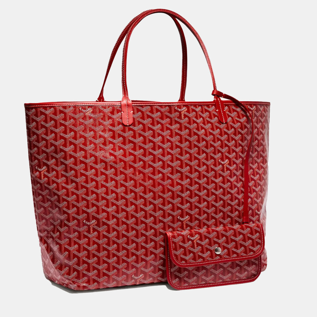 luxury-women-goyard-new-handbags-p1121504-009 Goyard Red Goyardine Coated Canvas and Leather Saint Louis GM Tote Bag