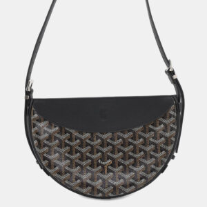 Goyard Black/Natural Pvc Coated Canvas Leather Saint Louis PM Tote Bag