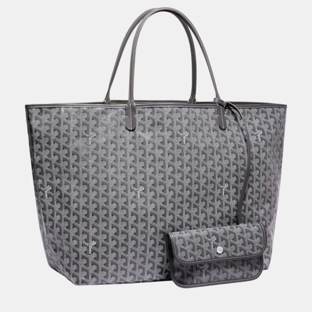 luxury-women-goyard-new-handbags-p929751-001 Goyard Grey Goyardine Coated Canvas and Leather Saint Louis GM Tote